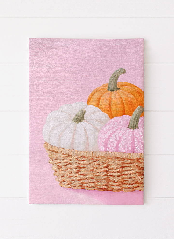 Pumpkins in a Basket