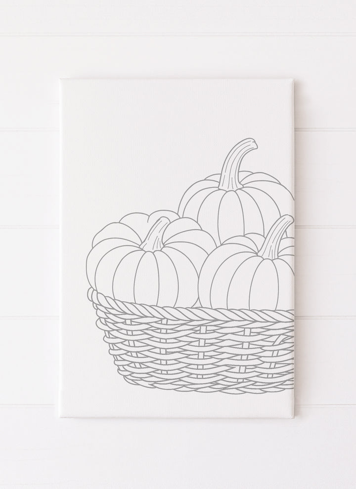 Pumpkins in a Basket