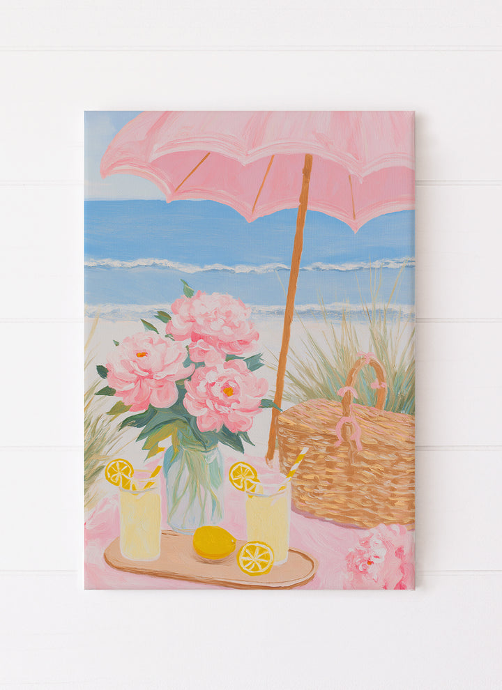 Pink Parasol Beach Picnic Bouquet