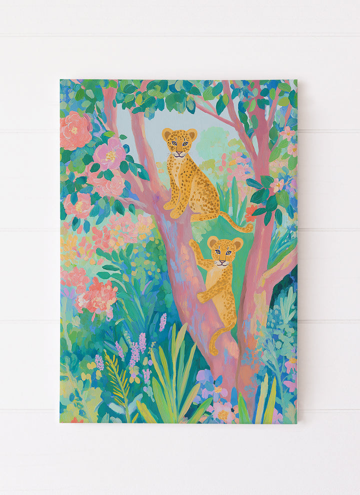 Leopard Cubs in the Jungle