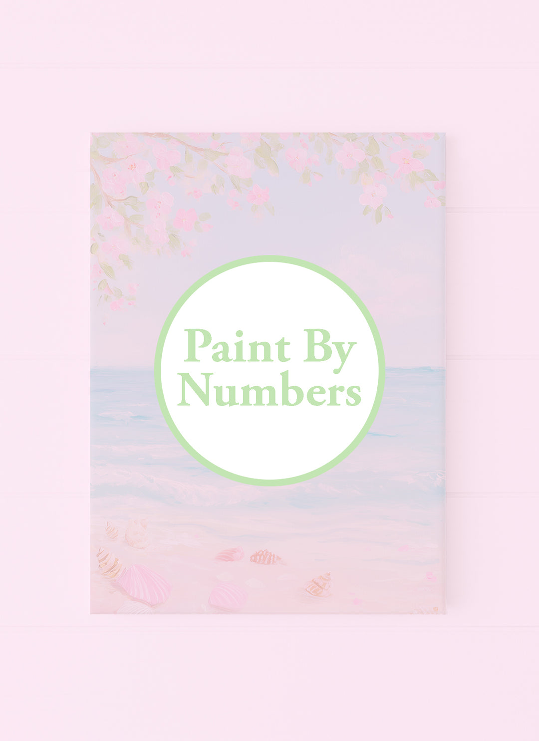 Blossoming Trees Over a Tropical Beach