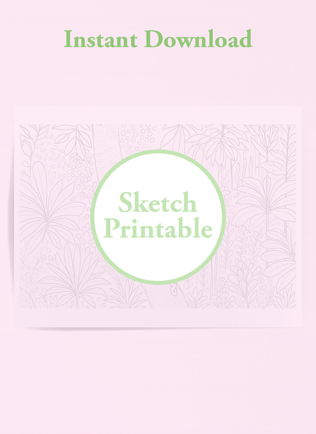 Leopard in Tree in the Jungle Printable