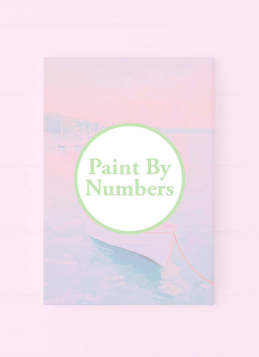 Coastal Water Boat Pink Sky