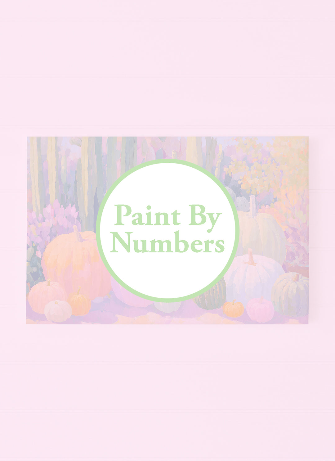 Pastel Pumpkins with Cactuses