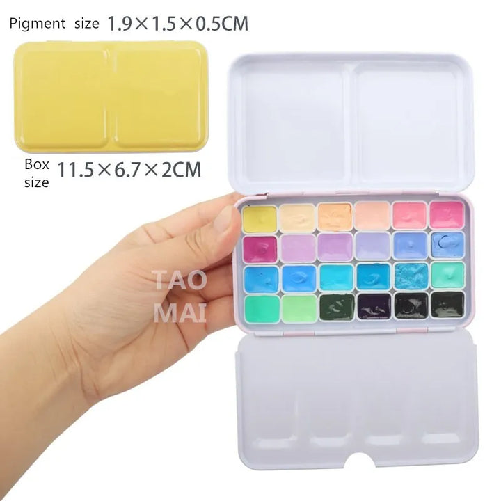 Pastel Macaron Watercolor Paints