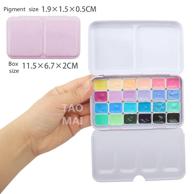 Pastel Macaron Watercolor Paints
