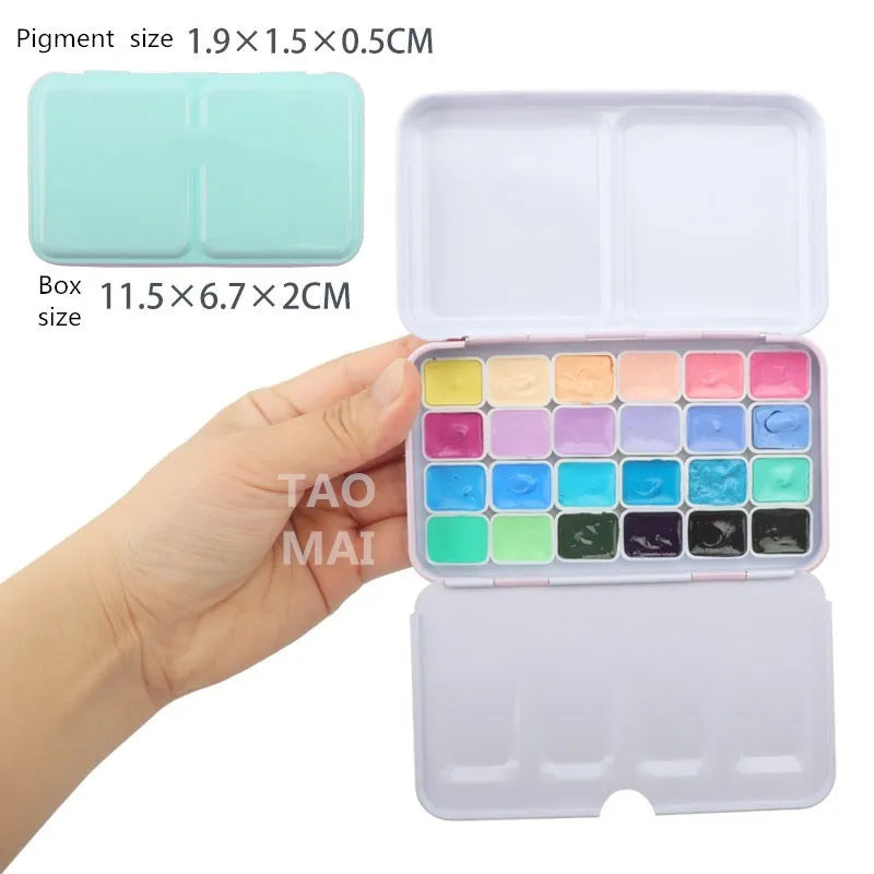 Pastel Macaron Watercolor Paints