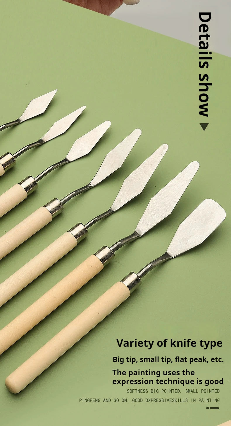 Wooden Palette Knives