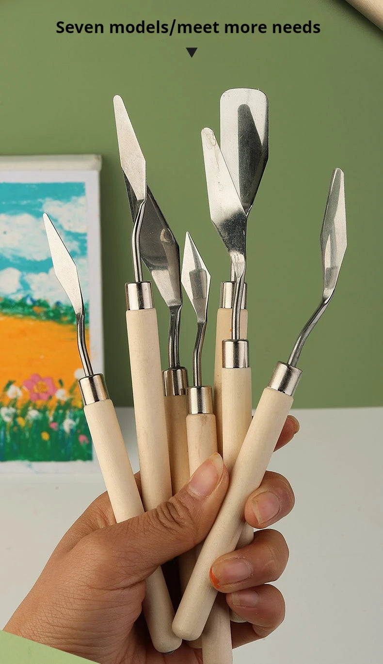 Wooden Palette Knives