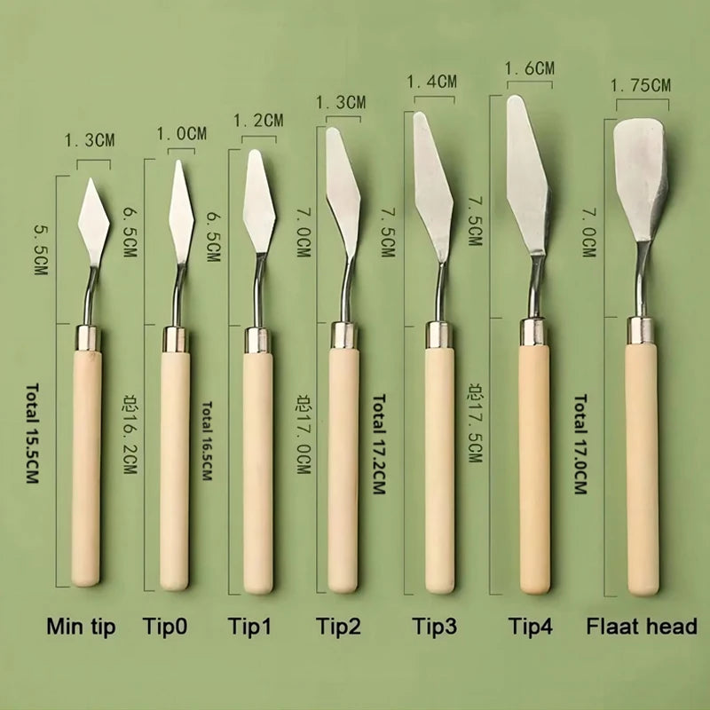 Wooden Palette Knives