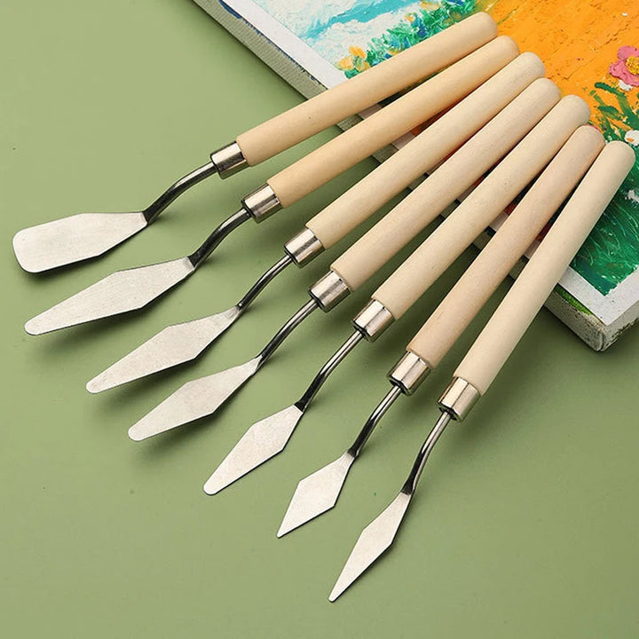 Wooden Palette Knives